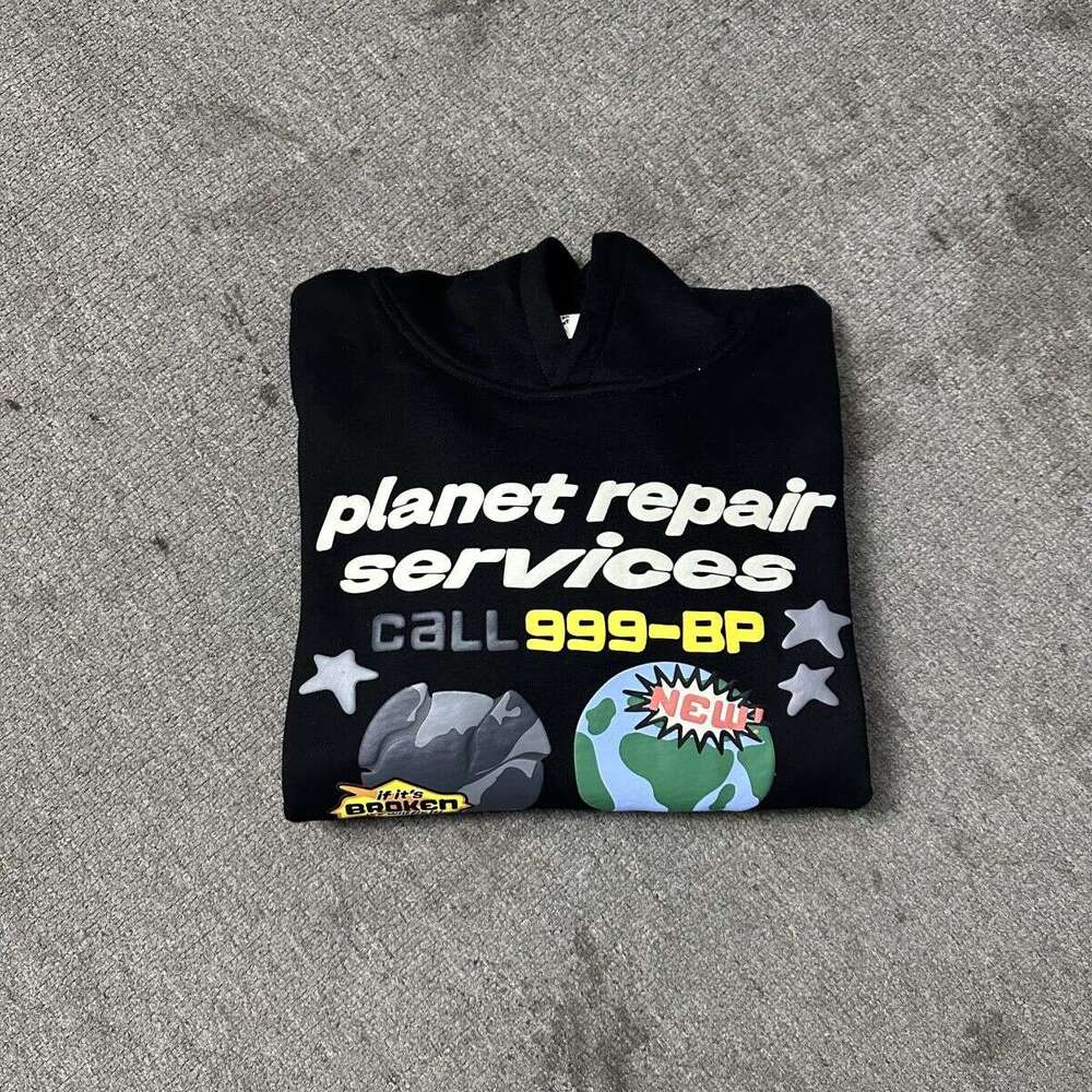 Y2k Mens Clothing Men Graphic Printed Quality Heavyweight Loose Pullover Streetwear High Street BP Hoodies ropa hombre