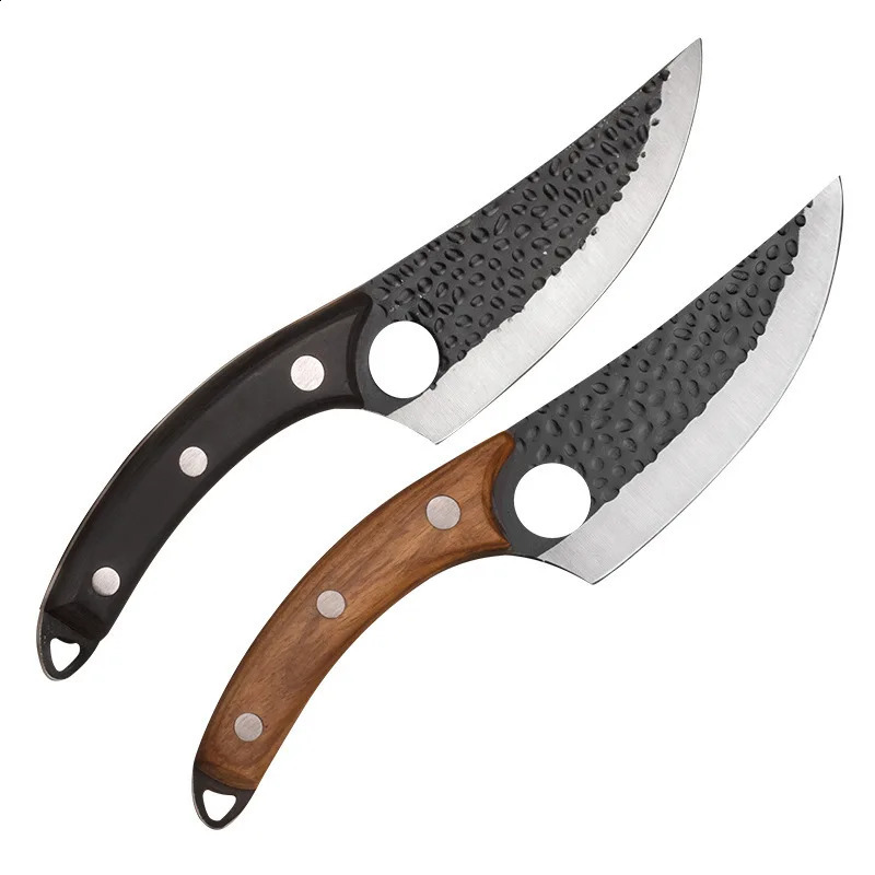 Stainless steel kitchen knife accessories multifunctional knives meat cooking tools barbecue bone cutting knives forging knives 241223