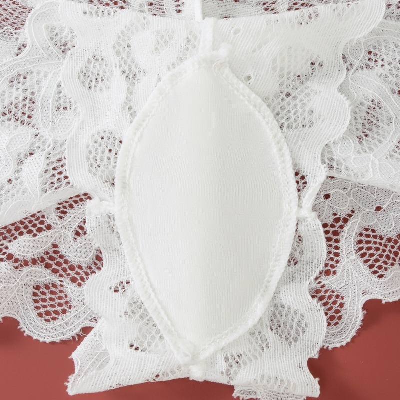 Women Lace Bra Wireless Bralette Transparent Low Waist Panties Female Ultrathin Underwear Set