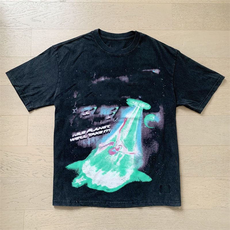Men's designer Skull retro street casual cotton short sleeve tshirt Summer men's and women's loose tshirts size S-XL