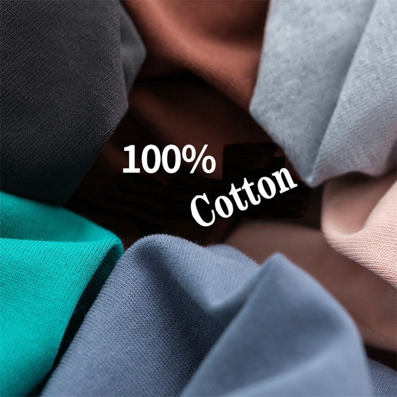 High Qualtity Oversized T-shirt for Men Long Sleeve Tee Cotton Solid Color Trend Leisure Black Grey White Korean Fashion T Shirt 241223