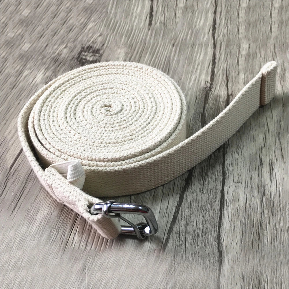Yoga Stretch Straps DRing Belt Exercise Gym Rope Figures Waist Legs Resistance Fitness Band Cotton for Sports 241216