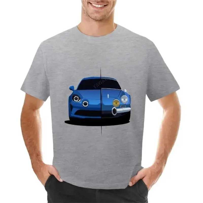 Summer cotton oversized brand short sleeved T-shirt summer plain weave T-shirt sweater mens Alpine A0 generation T-shirt W241223