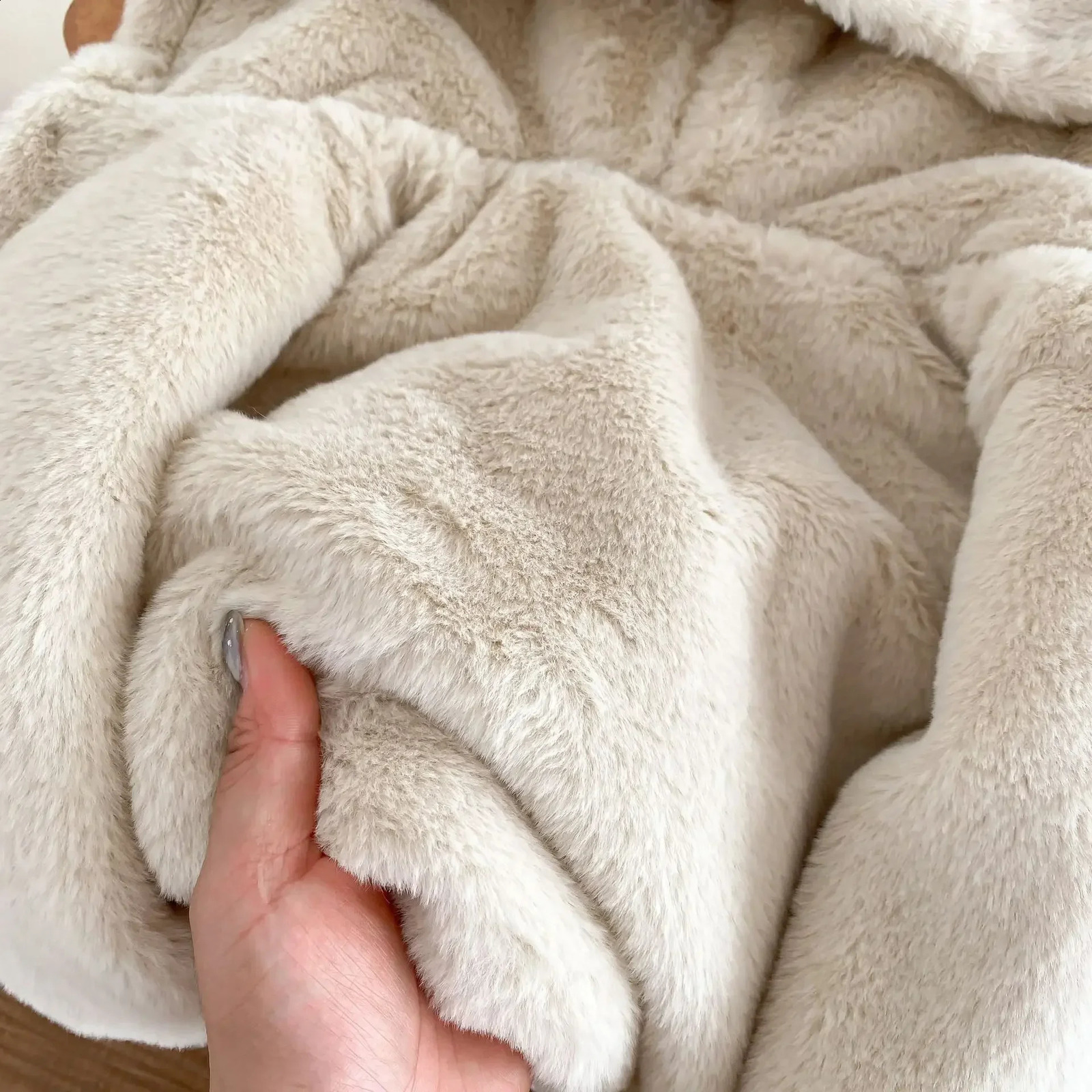 Cute Childrens Winter Jacket Fur Lining 0-5 Years Old Girls Boys Hoodies Coats Korean Style Kids Baby Thick Warm Outwear 241223