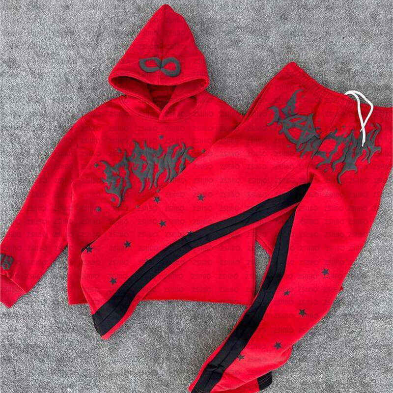 Haruku Printed Pattern Long Sleeved Hooded Sweatshirt Women Y2K Aesthetic Fashion Street Jacket Men's Casual Top Clothing