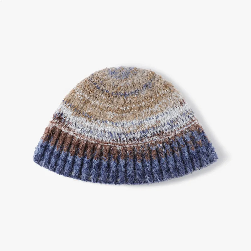 Autumn winter and colorful outdoor activities keep the ladies bucket hat warm camping fashionable fully matched with beanie hats eagle free soft h 241
