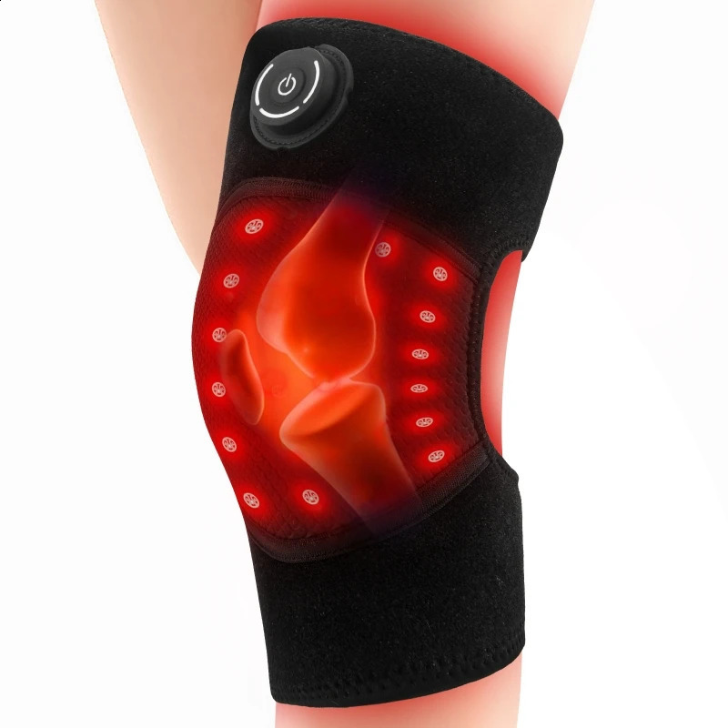 Electric Infrared Heating Knee Pad Wireless Massager Shoulder Brace For Knee Elbow Legs Arthritis Joint Injury Relief HealthCare 241224