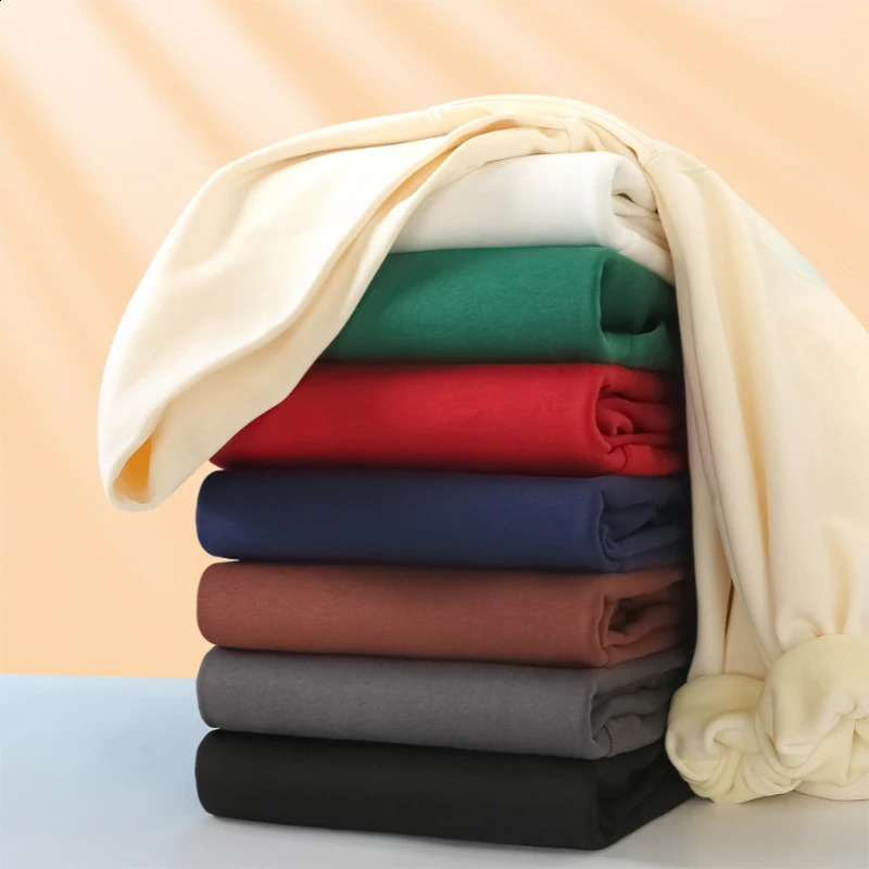 500g mens plus size sports shirt thick cotton winter long sleeved casual top unisex high-quality brown customized pure cotton hooded sweatshirt 241223