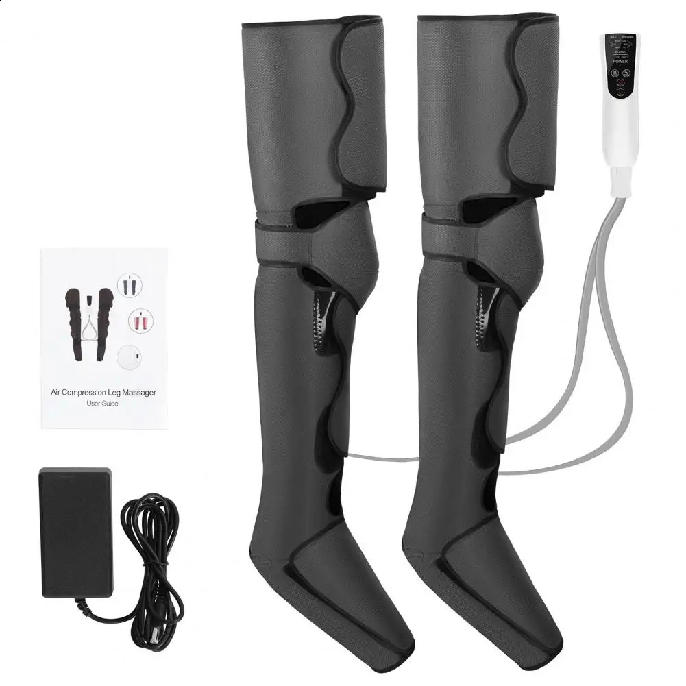Leg Massager with Air Compression for Circulation Relaxation And Pain Relief 6 Modes 3 Vibration 3 Intensity Level Leg Compress 241224