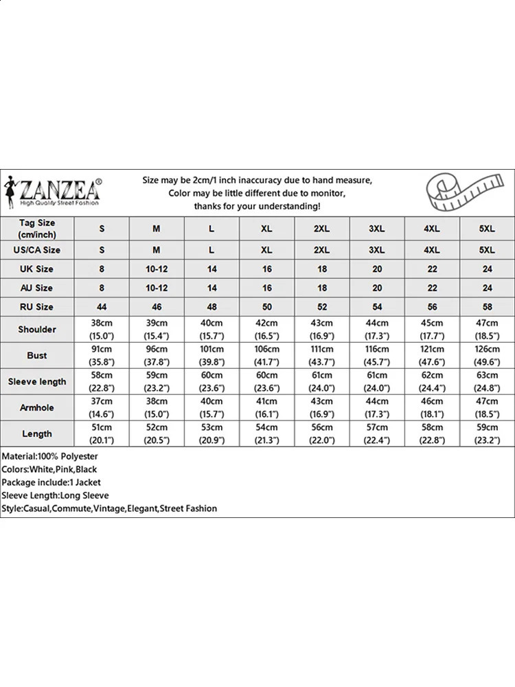 ZANZEA Women Pattern Jacket Autumn Long Sleeve Short Coats Vintage Zipper Round Neck Outwears Casual Loose Baseball 241218