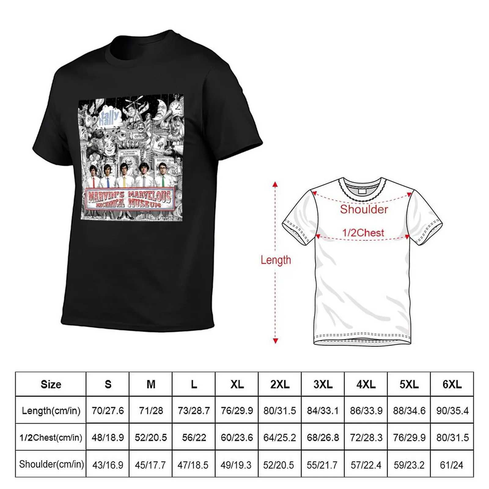 Tally Hall T-shirt Hippie Clothing Cute Top Customized Mens Graphic T-shirt Set W241223