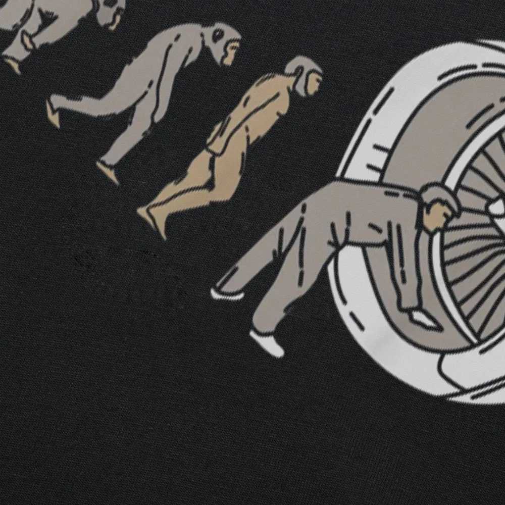 Interesting Aircraft Machinery Aircraft Maintenance Technician T-shirt Graphic Streetwear Short Sleeve Birthday Gift Summer T-shirt W241223