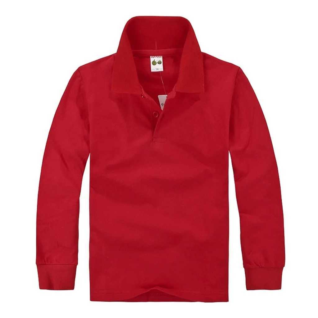 Youth cotton T-shirt youth clothing long sleeved polo shirt childrens striped top baby boy sports polo shirt 100-180cm W241223