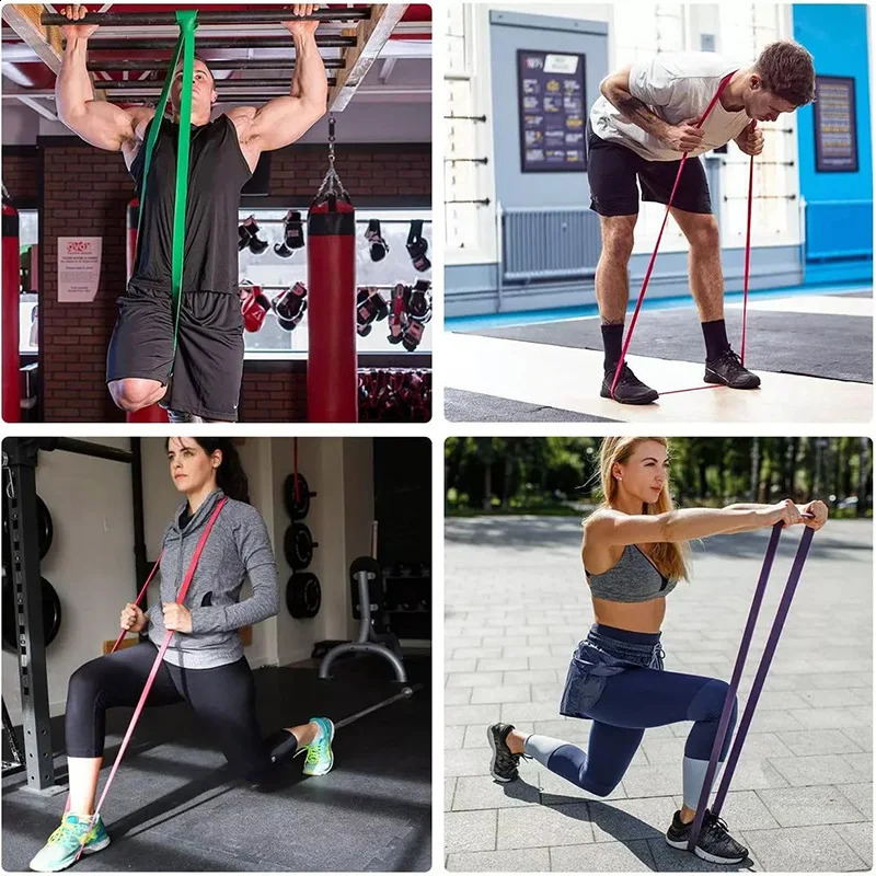 Fitness Rubber Resistance Bands Heavy Duty Pull Up Band Yoga Workout Strength Training Elastic Loop Expander Equipment 241216