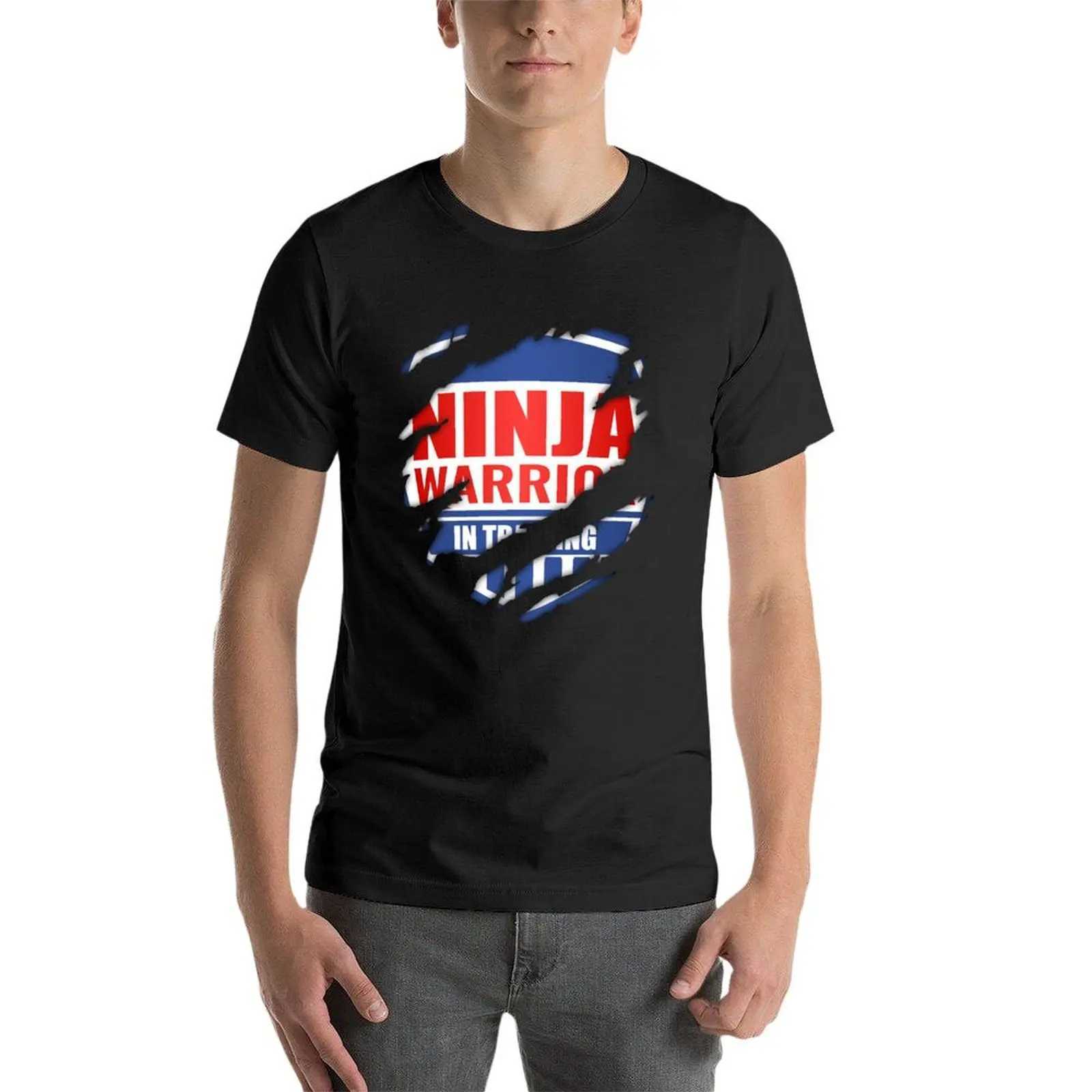 Ninja Warrior Training T-shirt Summer Sportswear Fans Customize Design Their Own Solid Color T-shirt W241223