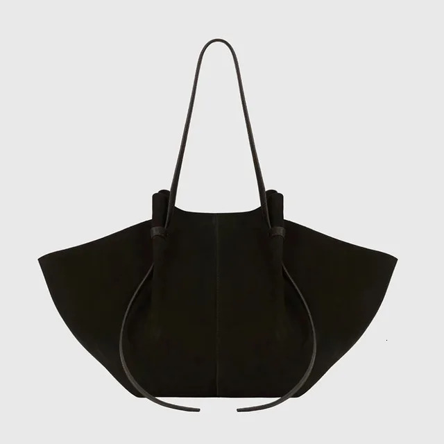 Autumn Winter New Fashion Suede Vintage Shoulder Large Capacity Single Tote Handbag Trend Female Underarm Bag Cartoon