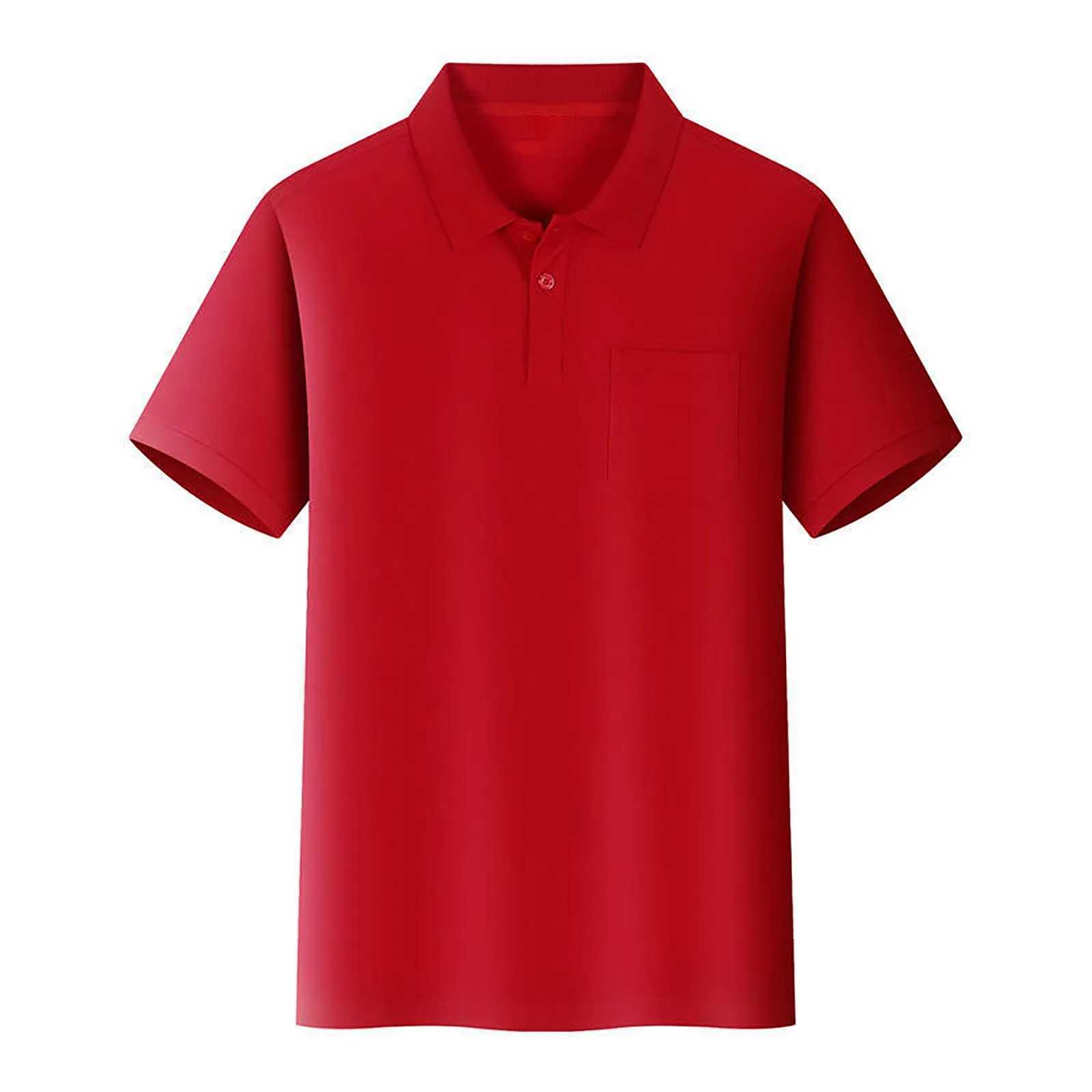 Childrens boys and girls summer solid color short sleeved polo shirt casual ribbed breathable and moisturizing high Qu top loose fit W241223