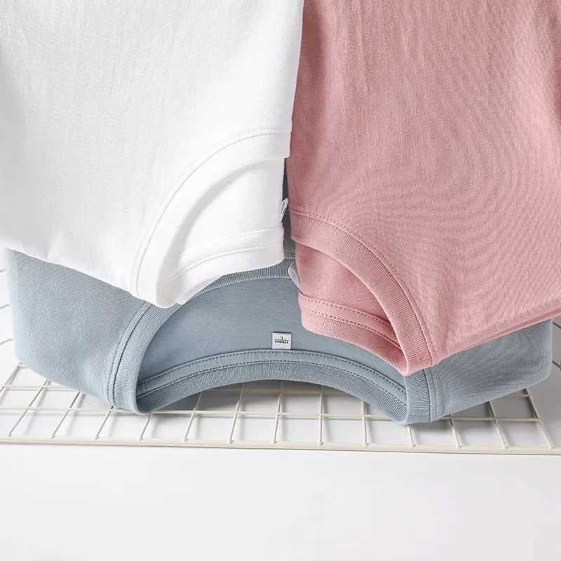Mens summer short sleeved T-shirt 100% pure cotton flat top casual mens clothing W241223