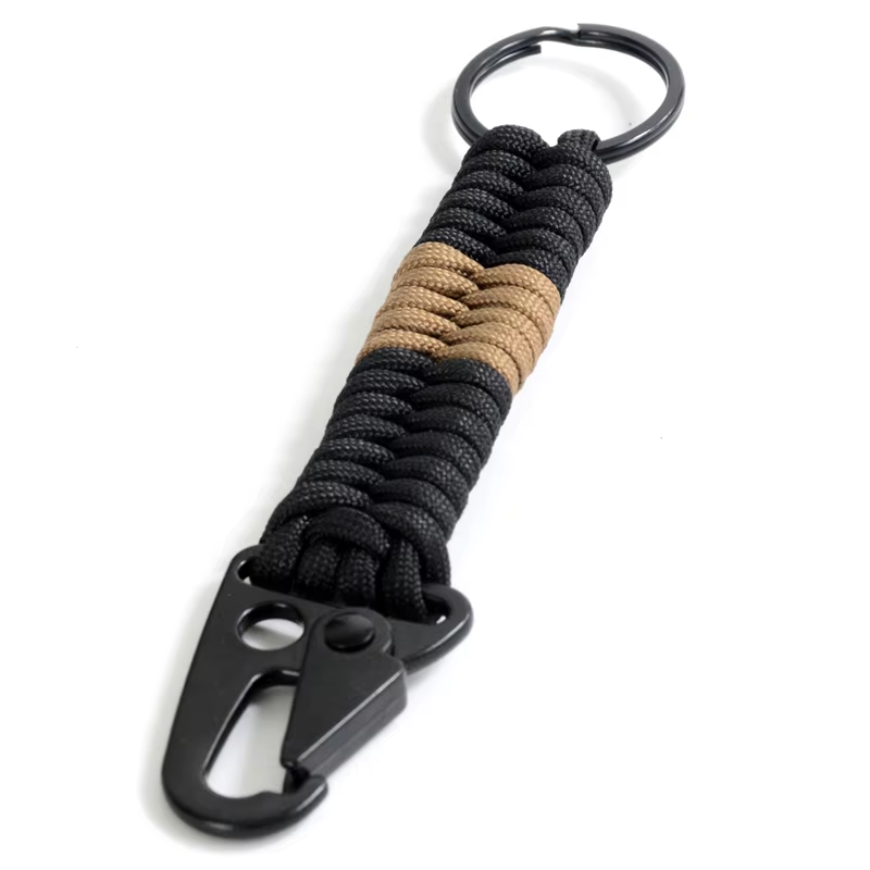 custom 550 paracord survival keychain camping accessories