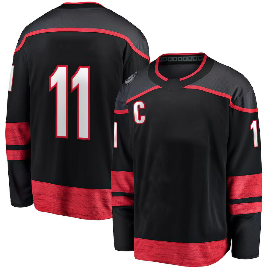#20 Sebastian Aho carolina hockey #27 Nikolaj Ehlers Seth Jarvis Andrei Svechnikov hurricane K'Andre Miller Logan Stankoven Jaccob Slavin jersey 