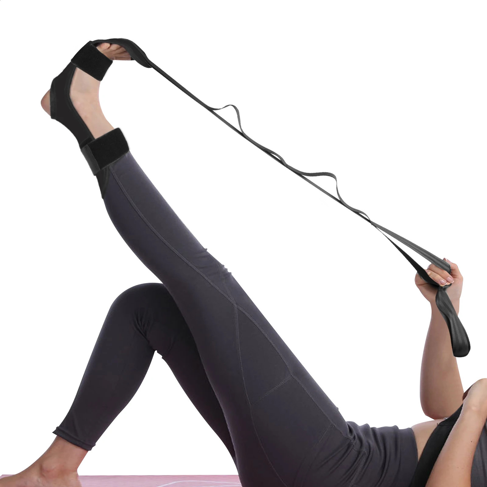 Fascia Stretcher Finally Flexible Again Yoga Strap Fasciitis Leg Training And Exercises Dance Gymnastics Ballet Stretching 241216