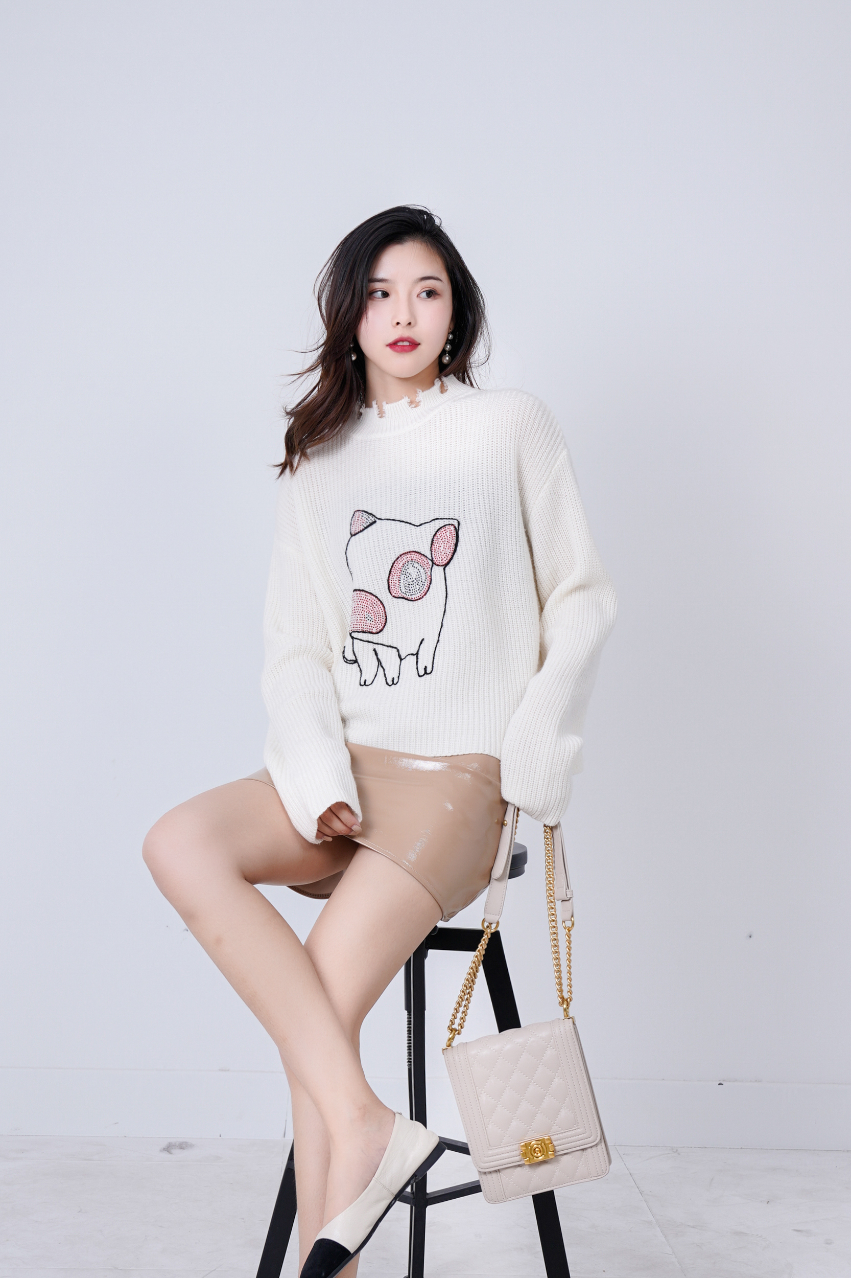 Women's Autumn Winter Wool Sweater - Slim Fit, Stylish Interior Top