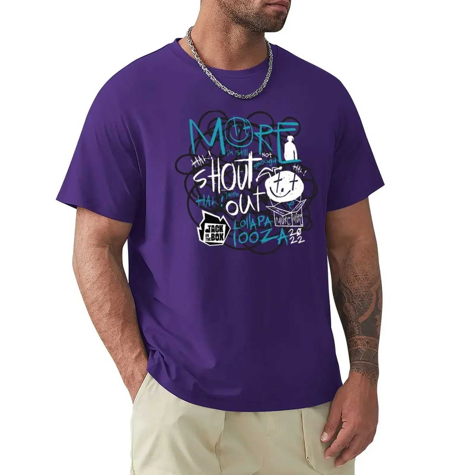 Newly arrived short sleeved Jhope Jack in box T-shirt top mens white custom cute clothes flat mens hip-hop retro W241223