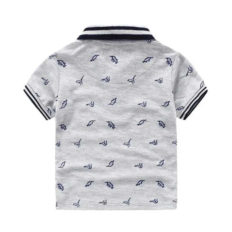 3-7T childrens summer cotton fashion brand short sleeved polo shirt W241223