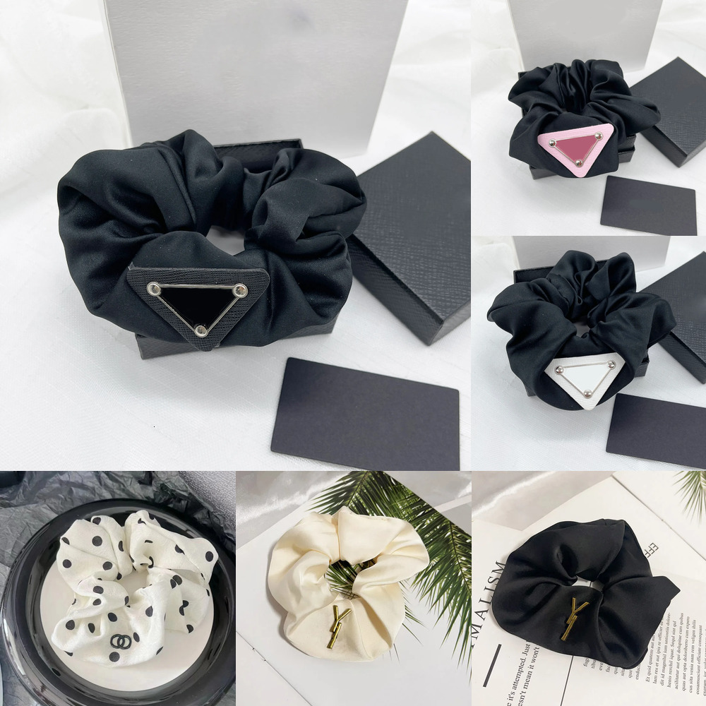 10Style Designer Letters Print wers Bowknot Large Intestine Hair Ties Rope Women Scrunchies Hairbands Elastic Rubber Bands Ponytail Holder Headwrap Wholesale