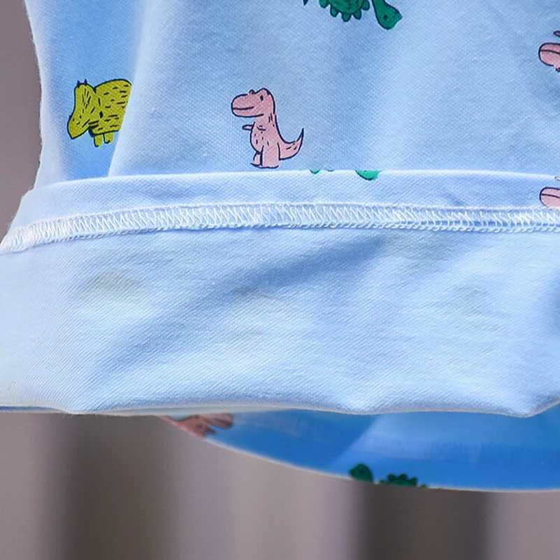 Summer Boys 2024 Korean Fashion Casual Breathable Collar Dinosaur/Mobile/Polo Shirt 2-7 Years Old W241223