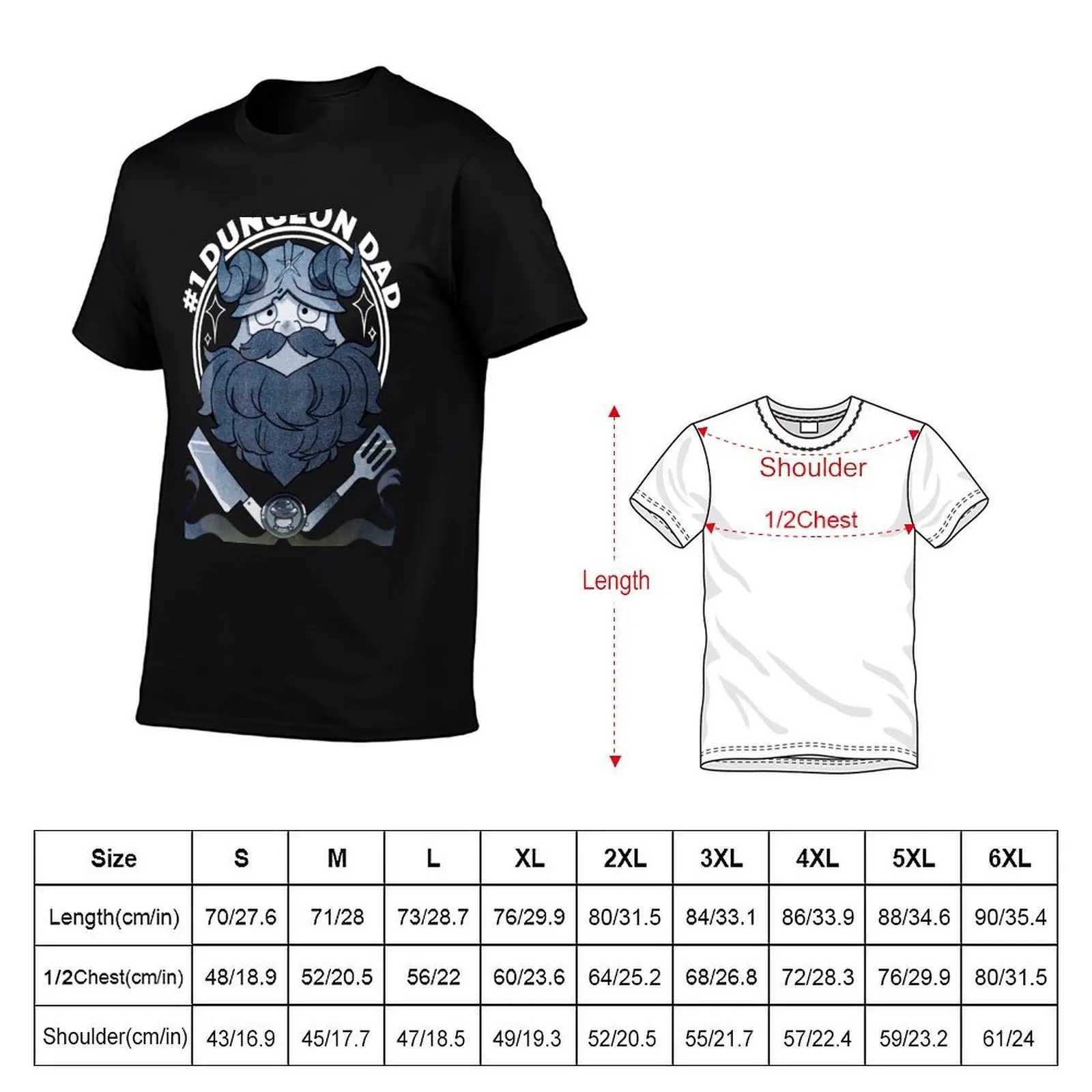 Dungeon Meshi Senshi Dungeon Dad T-shirt Custom T-shirt Size Up Mens Wear W241223