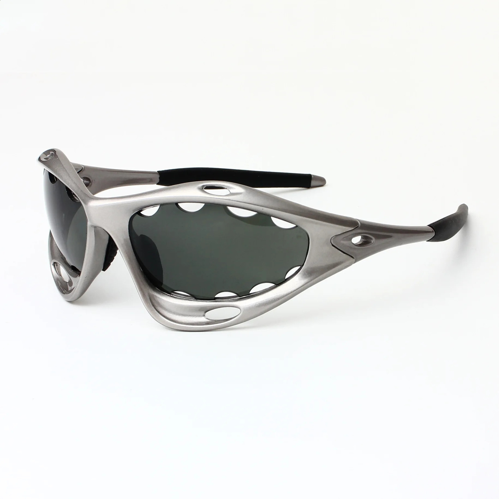 INS Outdoor Sports Cycling Sunglasses Fashion Y2K Mens Retro Windproof Driving Glasses Flat Hiking Goggles UV400 241223