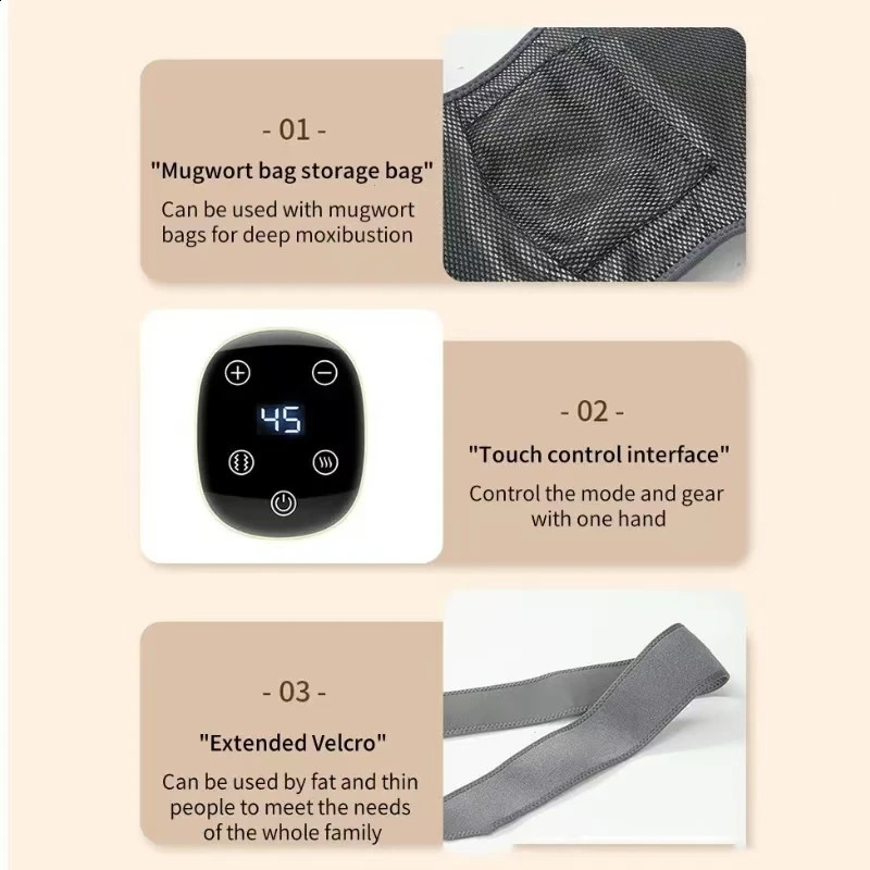 Knee Massager With 3-Speed Vibration Massage For Knee Shoulder Elbow Heating Knee Protection Old Cool Leg Warmth Massage 241224