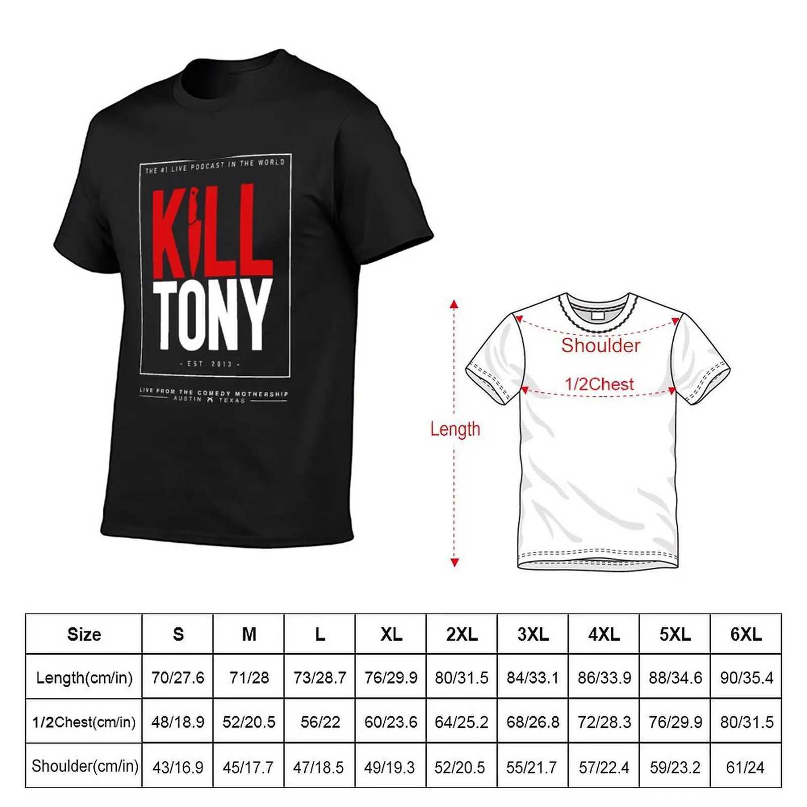 Kill Tony Merch Kill Tony performs T-shirt animation for a boy and a regular T-shirt man W241223
