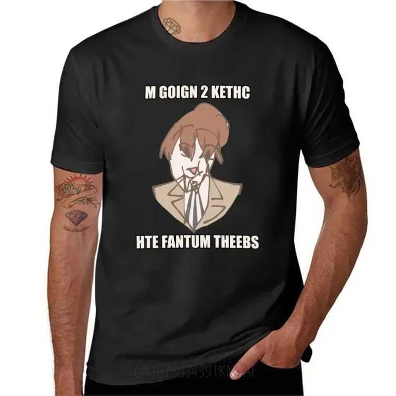 Fashion clothing quick drying shirt oversized t-shirt plain t-shirt menNew Goro Akechi but it is a terrible t-shirt design W241223