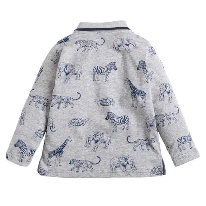 Baby polo shirt casual T-shirt boys shirt long sleeved childrens clothing brand 2022 knitted cotton baby clothing W241223