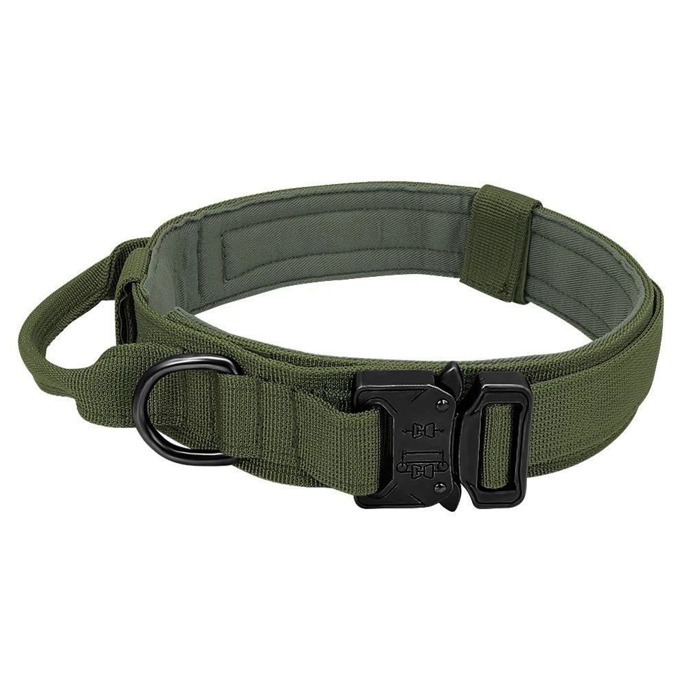 Pet Dog Collar Leash Set Nylon Material Durable Dog Collar Reflective Leash Pet Tactical Training