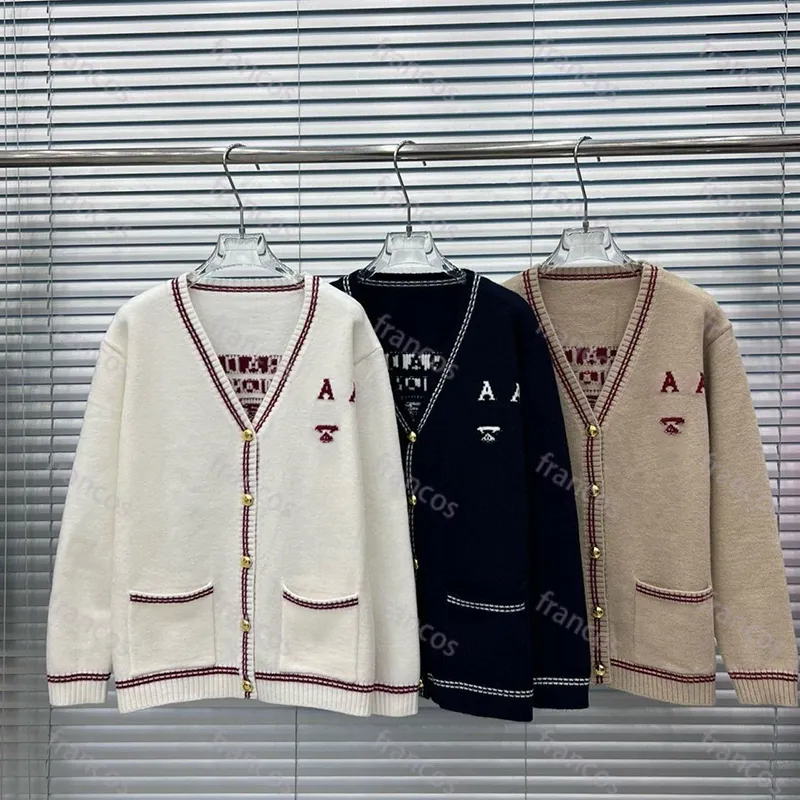 Designer Knitted Sweater Women Embroidery cardigan Print Sweaters Pullover Luxury jumpers Fall Winter jumper Knitwear Warm Clothes BFG2412245