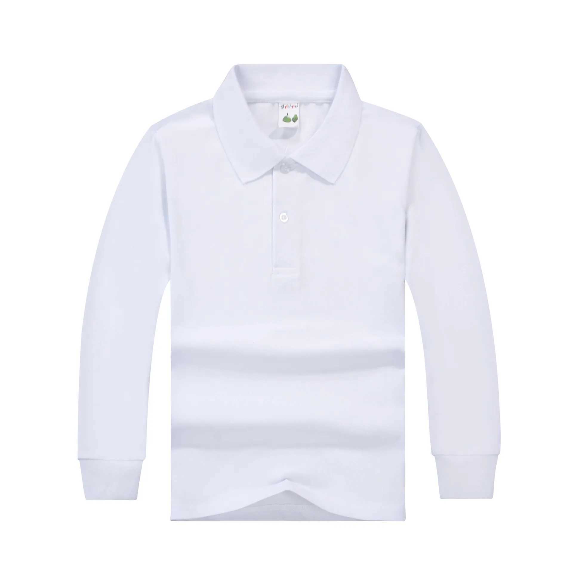 Youth cotton T-shirt youth clothing long sleeved polo shirt childrens striped top baby boy sports polo shirt 100-180cm W241223