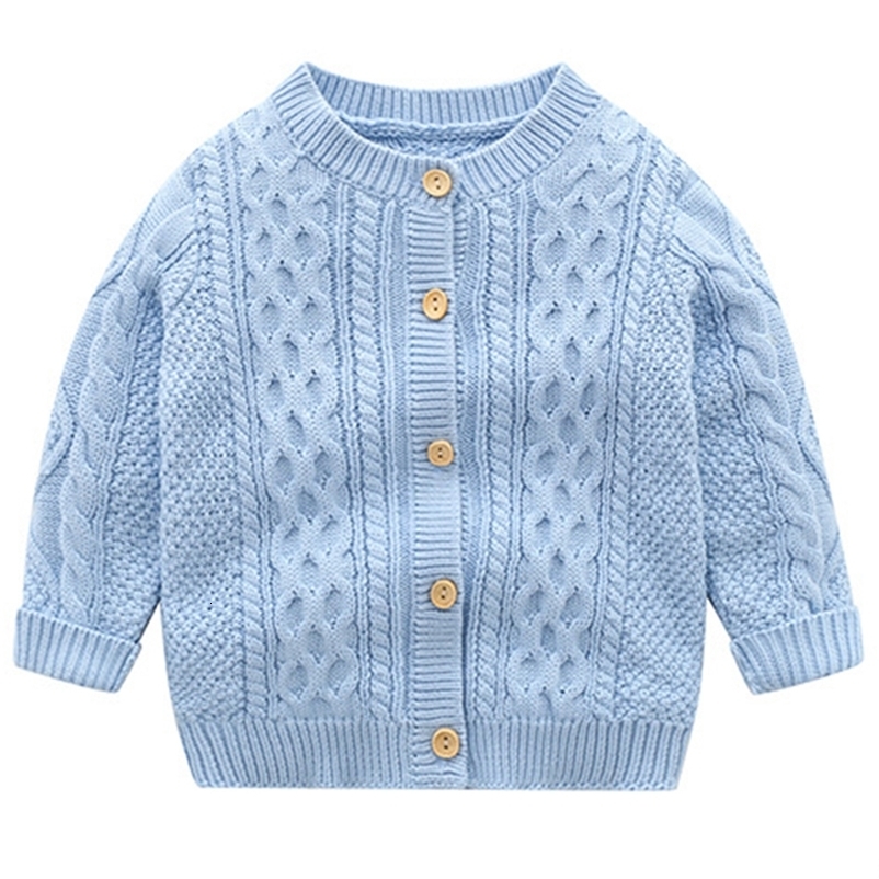 Cardigan Baby Sweater Knitted Boys Girls Toddler Solid Sweater Handmade Infant Single Breasted Cardigan Kids born Clothes 241223