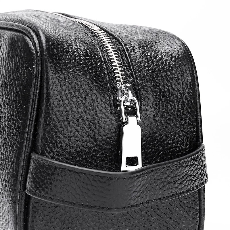 Genuine Leather Wallet For Men Male Real Cowhide Men Long Zipper Slim Clutch Wallets Purse With Card Holder Phone Bag calfskin 241224