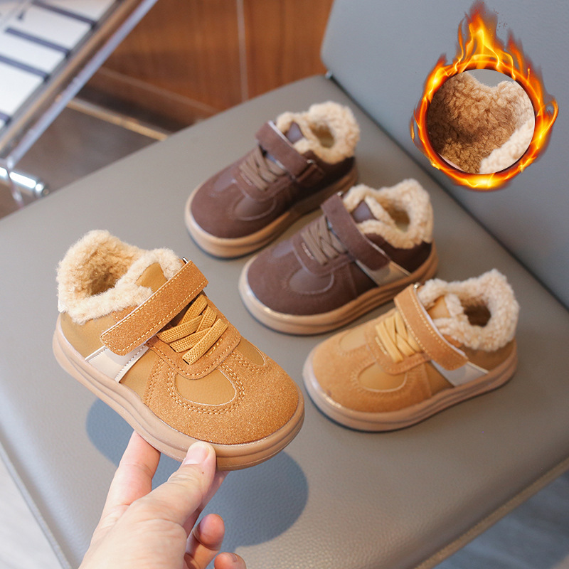 Winter Cotton Sport Shoes For s Children Thick Warm Casual Shoes snest For Toddler Boys Plush Warm Girls Sneakers Sizes US6cUS13c S251027