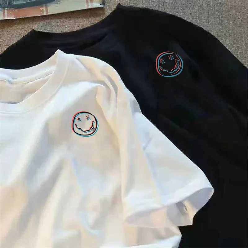 Summer Heavyweight Pure Cotton Short sleeved T-shirt for Men American Fashion Ins Casual Loose Top Simple Cotton T-shirt W241223