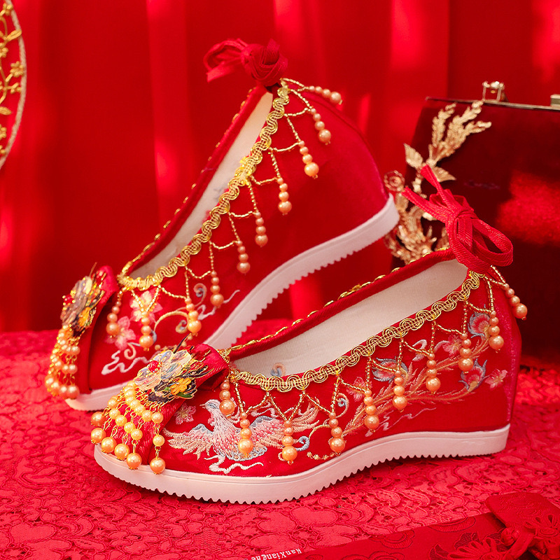 Rhie Pearl Design Suower Open Toe Sandals Retro New Wedding Bride High Heels New Sexy Summer Women Shoes
