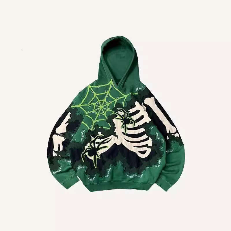 Skeleton 3D Printed Men's Trendy Brand Hoodie
