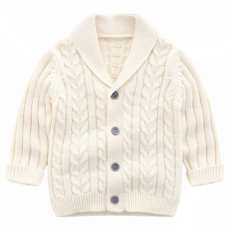 Kids Jacket Handsome Baby Boys Knitting Sweaters Children Clothing Girls Cardigan Baby Spring Autumn Outfit Coat Costumes 241223