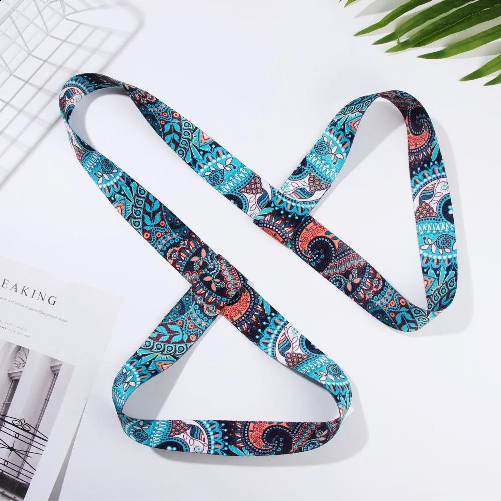 Multicolor Sports Accessories Fitness Exercise Stretch Carry Straps Yoga Belt Sport Sling Shoulder Mat Strap Belts 241216