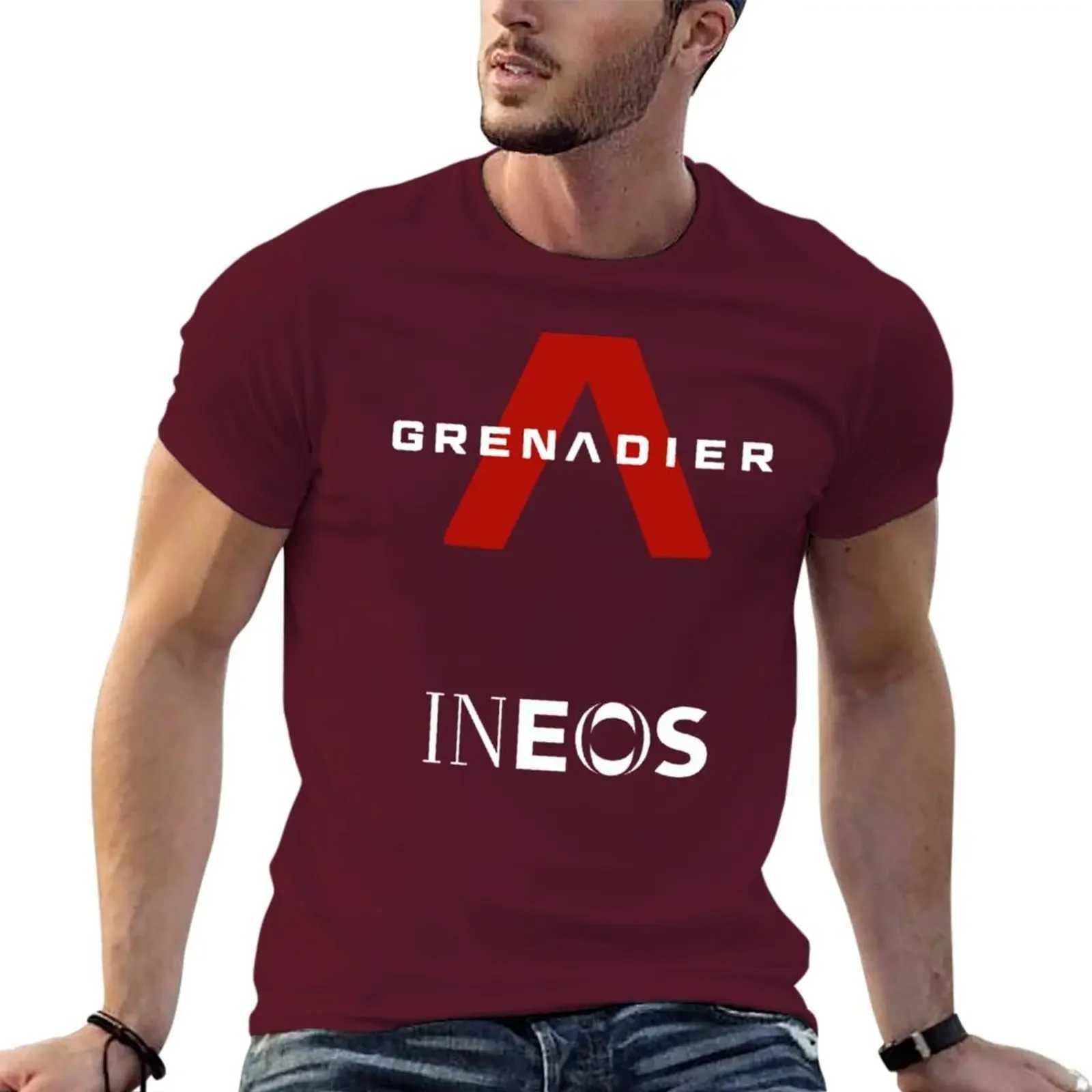 2024 Summer Fun Style New Ineos Grenadier Cycling Team T-shirt Mens Customized Black T-shirt W241223