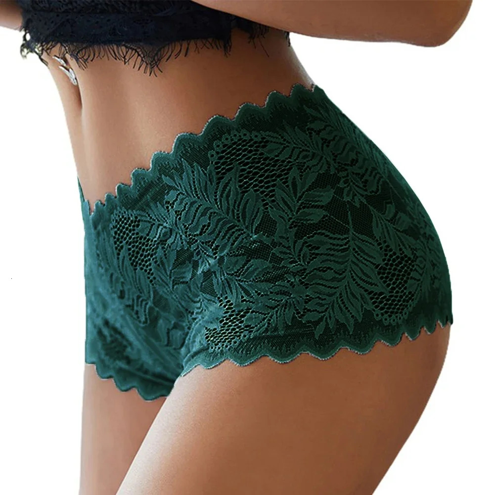 5XL Casual Woman Lace Ral Mesh Gerie Plus Size Knicker Underwear Panties Underpants Briefs For Women Clothing