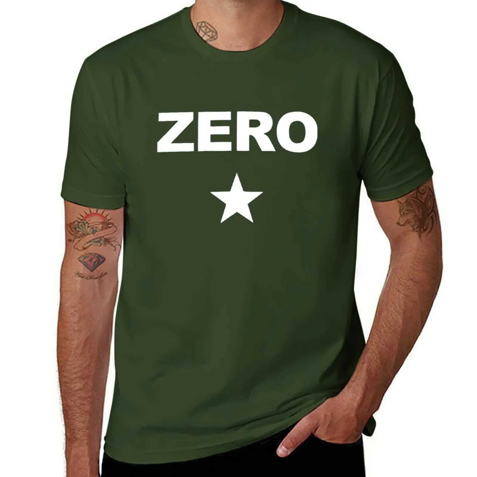 Crushed Pumpkin Zero T-shirt Customized Boys Animal Printed Pure Black Mens T-shirt W241223